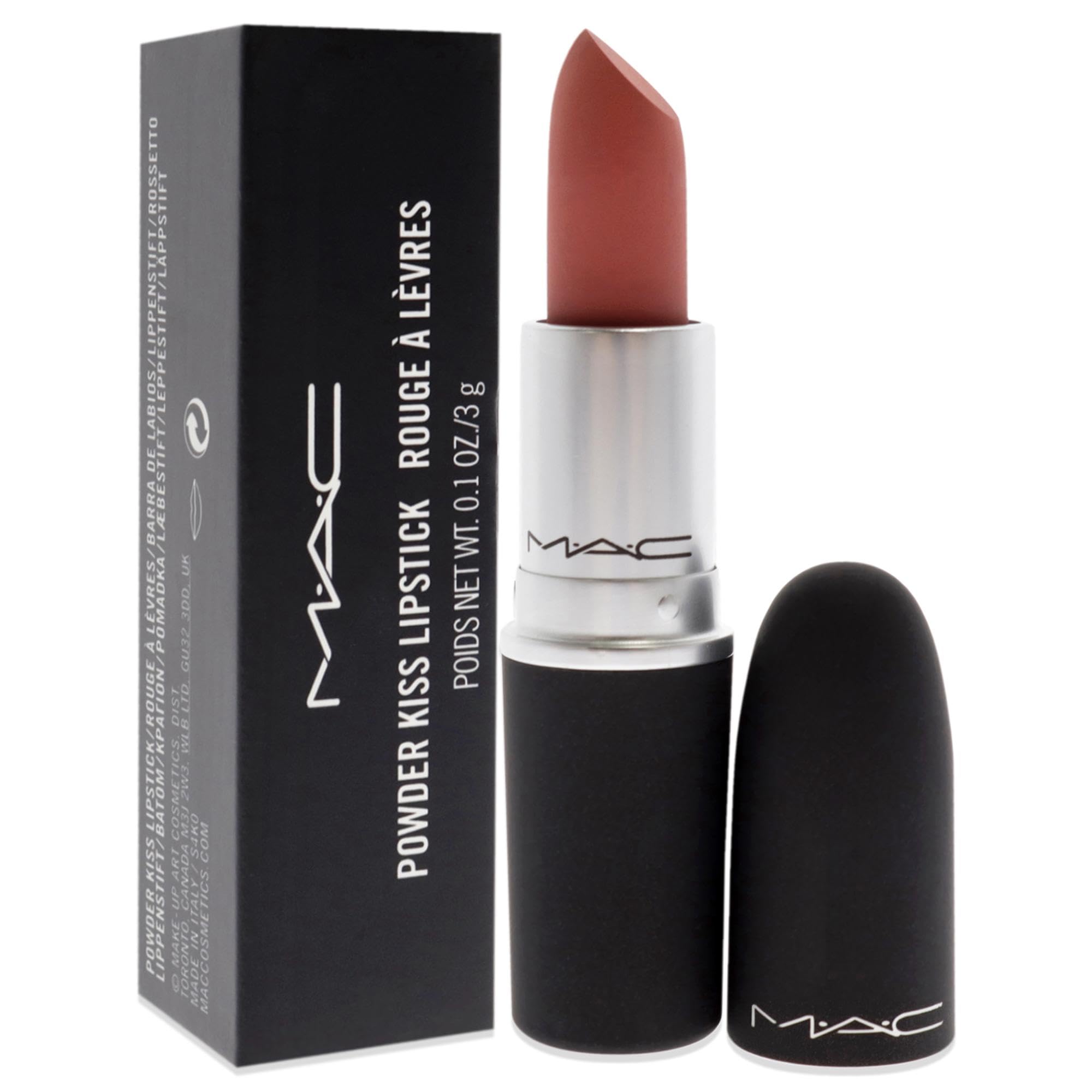 【negu】MAC Powder Kiss リップ Amazon.com : MAC Powder Kiss Lipstick - 314 Mull It Over Lipstick